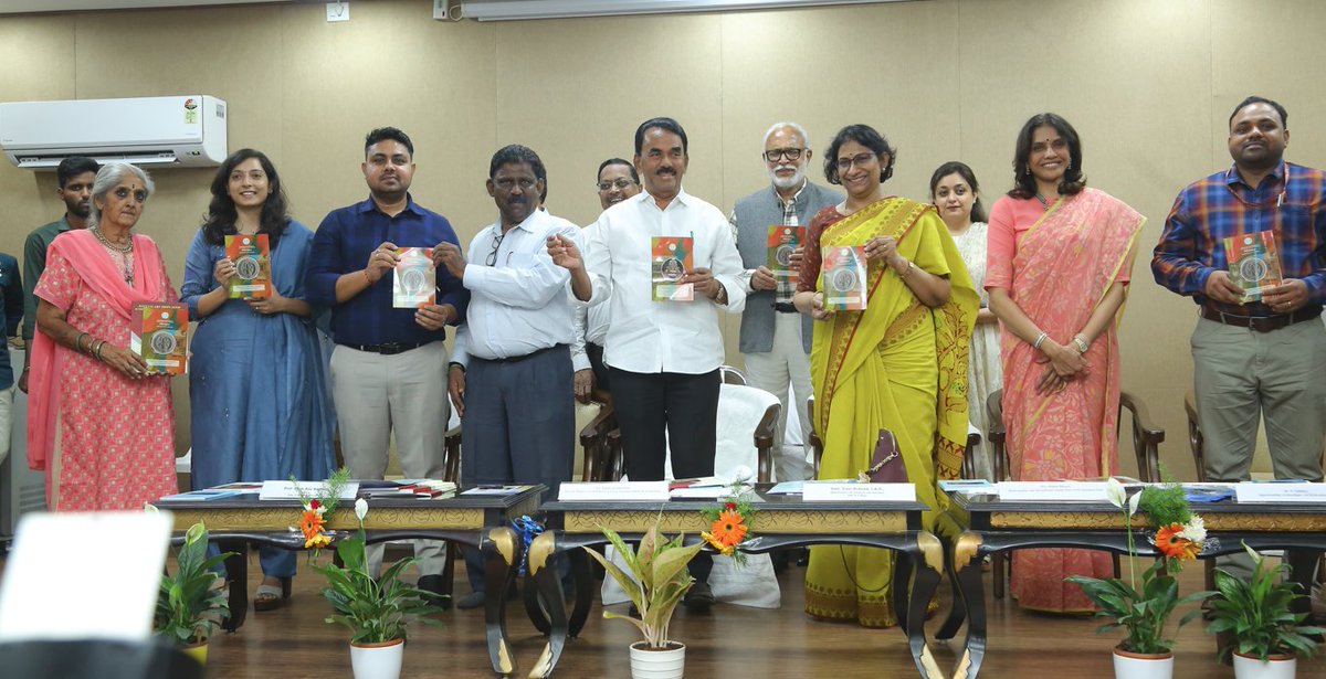 dhtindia's tweet photo. Honoring our past to inspire the future! 🏛️ We celebrated International Museum Day in Hyderabad with the release of new books, brochures, and tourist guides highlighting Telangana’s rich heritage. A proud moment for the Department of Heritage Telangana.

#InternationalMuseumDay https://t.co/LAfjNeJ3QJ