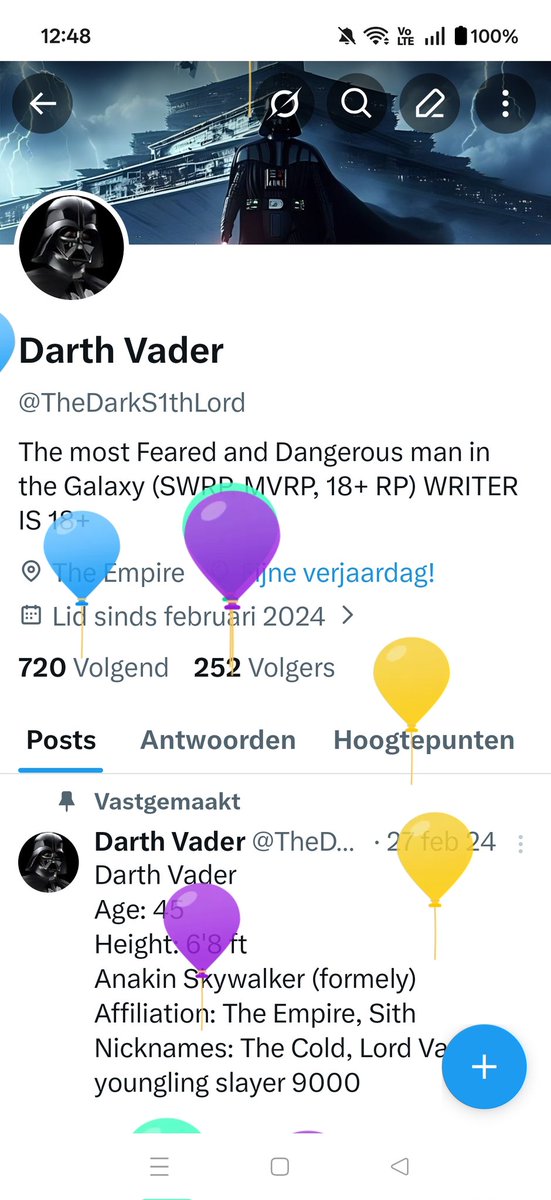 Darth Vader tweet media