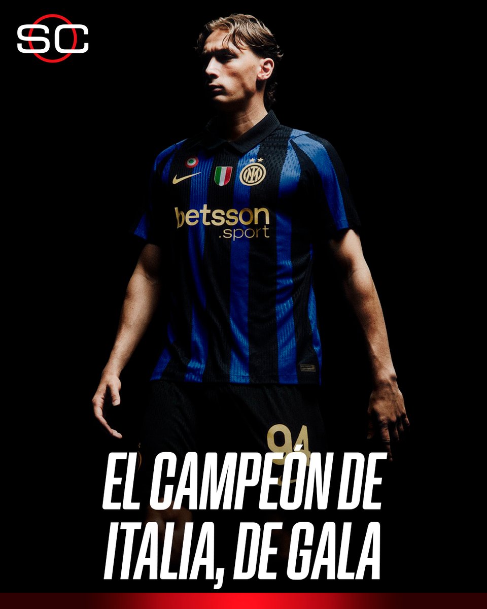 SC_ESPN's tweet photo. 🐍 LA NUEVA DEL CAMPEÓN: Inter presentó su nueva camiseta para la campaña 2026/27 en la que buscará retener el título de la #SerieAxESPN. https://t.co/DE3uo1kqTN