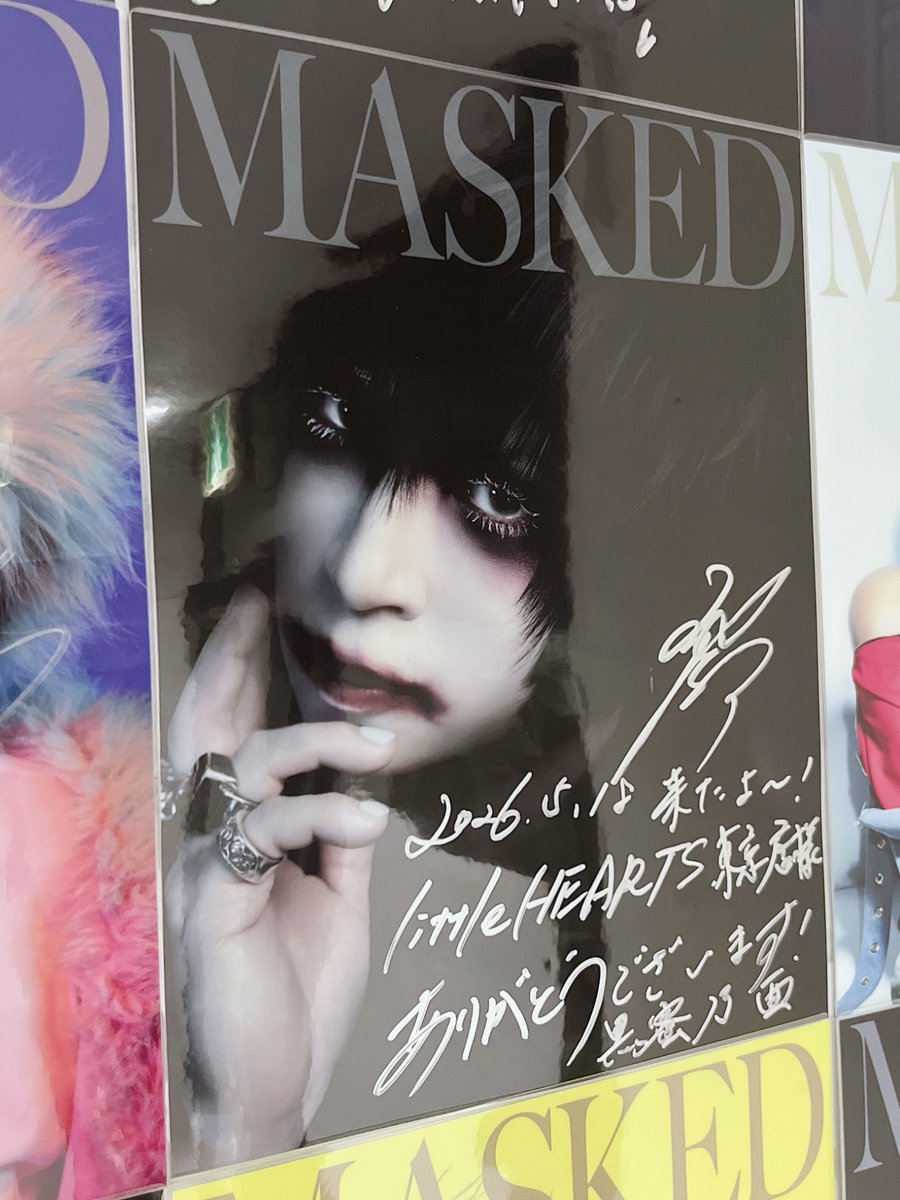 東京店】 黒蜜のメンバーさんご来店！！ サイン入りポスターとポスト