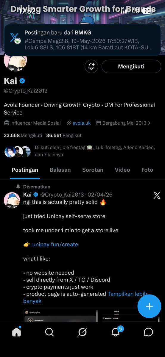 zeenunewday's tweet photo. @Avolaofficial @Crypto_Kai2013 https://t.co/Xfnd5c8HtR