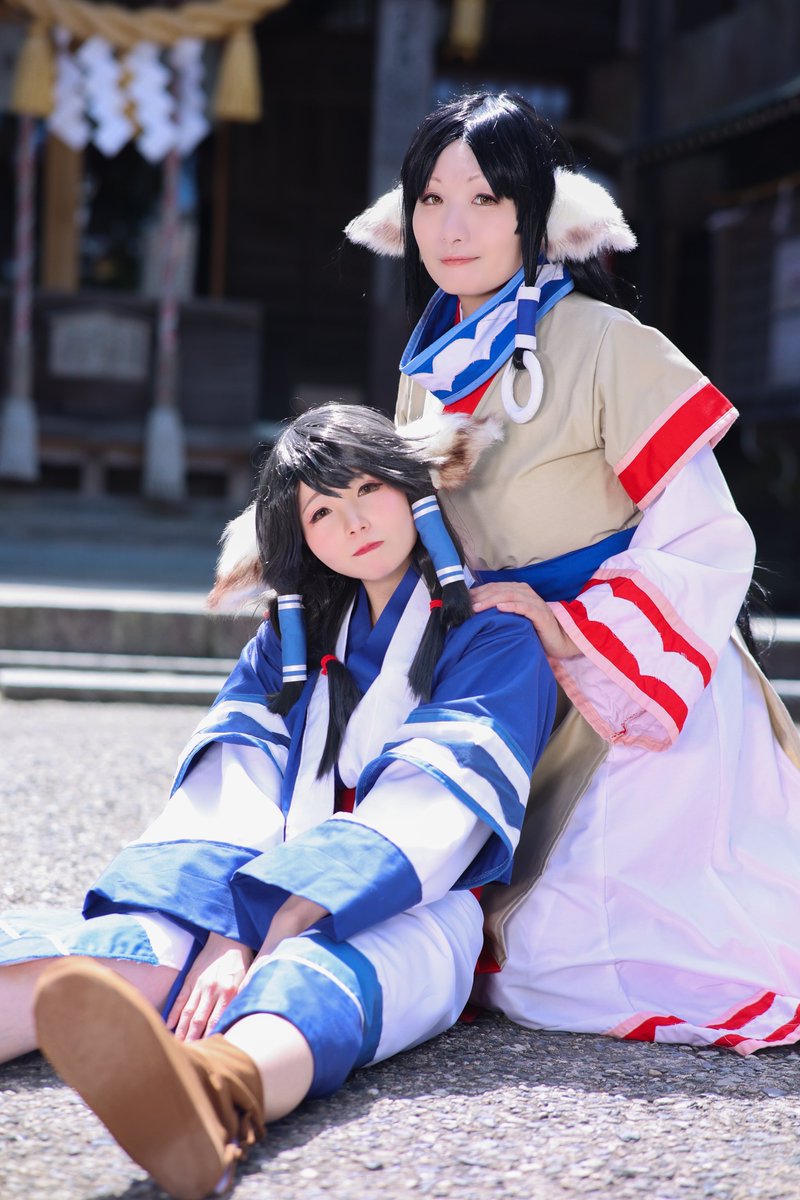 sakuya_0801's tweet photo. ⚠️コスプレ⚠️cos
うたわれるもの 散りゆく者への子守唄

🌿🍯
      エルルゥとアルルゥ
                                      🍯🌿

エルルゥ みゆさん
アルルゥ 咲夜
photo📸 ジュン1さん
 #こいと写真館 https://t.co/Ff1sd1updm