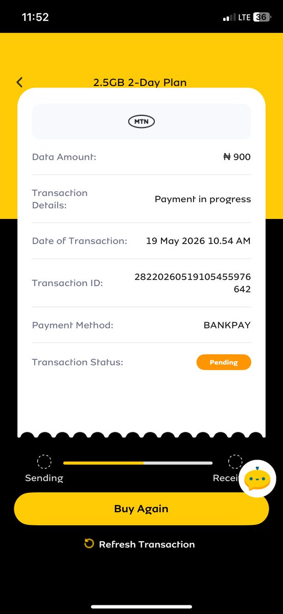 AEmmanuel50's tweet photo. @Sterling_Bankng @MTN180 @MTNNG  please approve my data transactions https://t.co/RYVYeTEe13