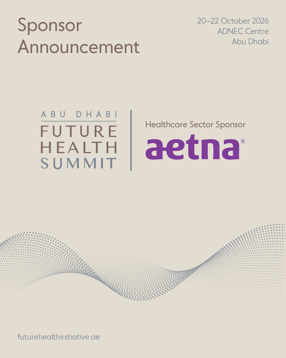 Future Health – A Global Initiative by Abu Dhabi tweet media