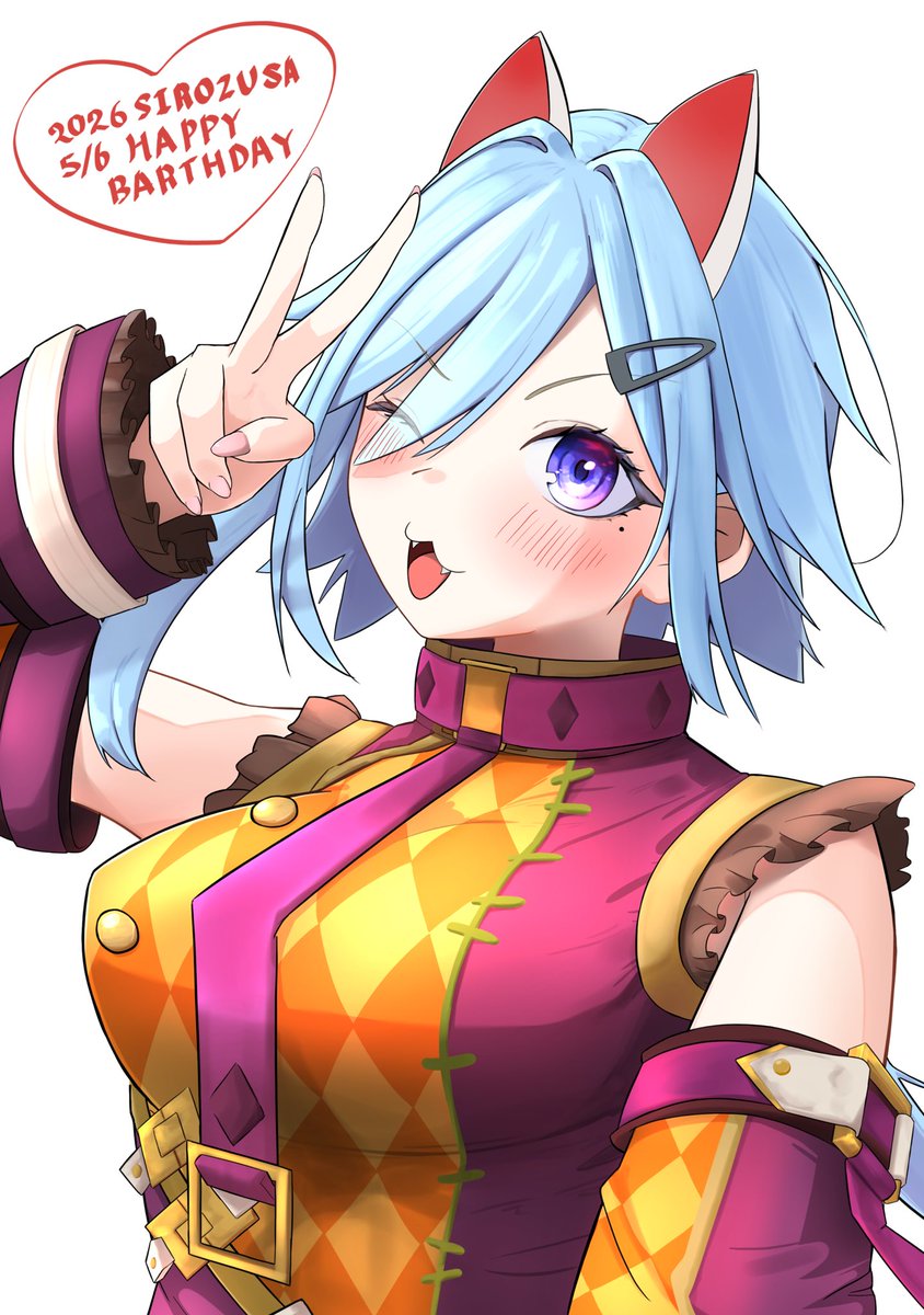 ururun90's tweet photo. シロヅサさんだいぶ遅れちゃたけど
はぴば〜！ https://t.co/HDCM63SsNW