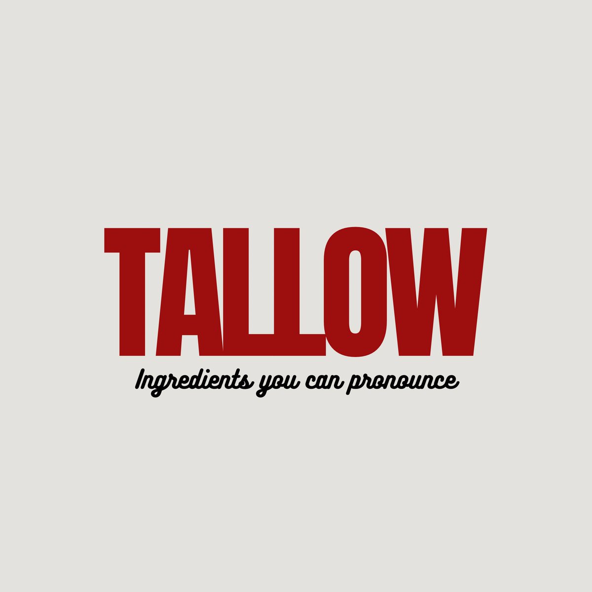 Abe | Building Tallow | Seed Oil Free Fast Food tweet media