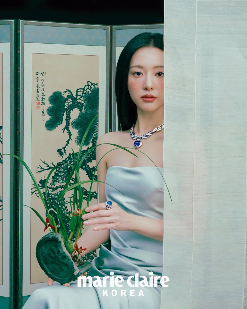 brillerfilms's tweet photo. kim jiwon x bvlgari for marie claire korea june 2026 issue https://t.co/OVoAxDJh0x