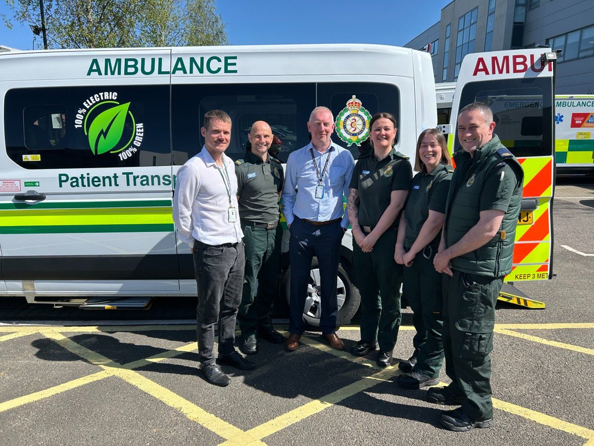 AACE_org's tweet photo. North East #Ambulance Service is beginning a new #electric vehicle trial within its #PTS service, marking another significant step in the organisation’s #EV commitment to delivering greener, more sustainable care for patients across the region. 

> https://t.co/t4XHwvKRn1 https://t.co/dugbJUVWs1