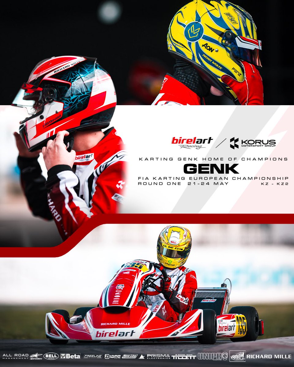 BirelART's tweet photo. A weekend that feels like a fresh start: the KZ and KZ2 European season kicks off! 👊🏻🇪🇺

This weekend in Belgium, the drivers of the top categories will start their journey in the first round of the @fiakarting  🇧🇪

#Birelart #RedPassion 🔴 https://t.co/Egc9AgQhck