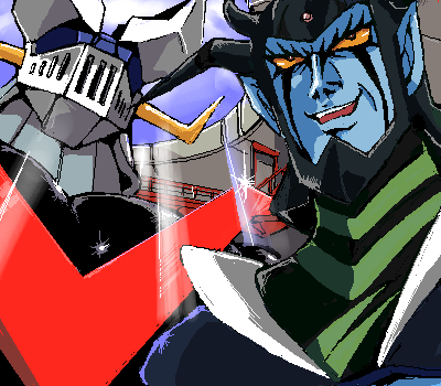 「あれがグレートマジンガーか。平和の使者はいま悪魔の使者と変わるのだ。」ふたば絵板で描いたバレンドス。 