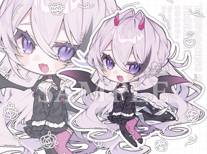 ✿work✿ デフォルメのご依頼でした⟡. キャラデザお仕立てもさせて頂いてます𖥔 ݁