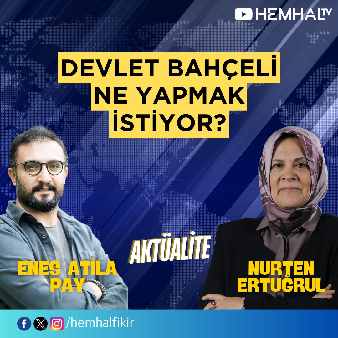 hemhalfikir's tweet photo. 🔴Aktüalite 
Yeni Bölümü Yayında!

🗣️Nurten Ertuğrul (@nurtenertugrul)
🗣️Enes Atila Pay (@enesati)

📌-Bahçeli’nin Türkgün Gazatesi'nde yazdığı yazının analizi
-Bahçeli kime hangi mesajı verdi?
-Sürecin yöntemi ve aldığı yol

🔗➡️https://t.co/npcU9lFVjl https://t.co/osLHKZT6bZ