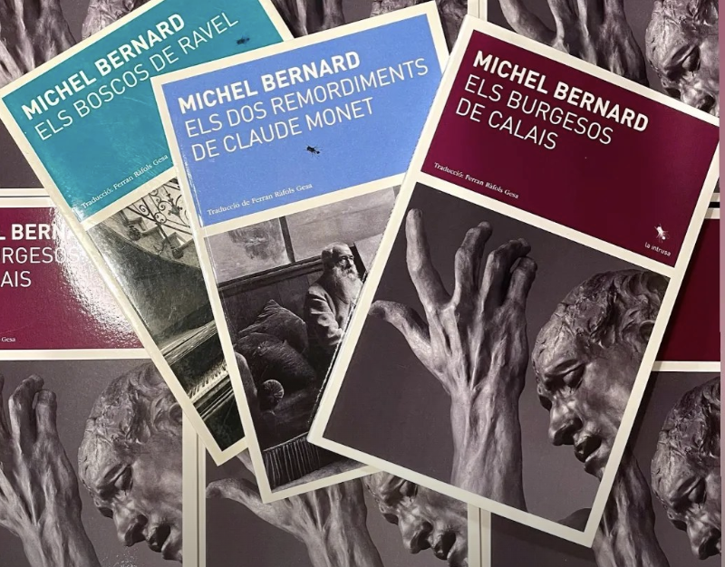 LaBreuEdicions's tweet photo. #MichelBernard autor de novel·les biogràfiques sobre Ravel, Monet i Rodin.
Podeu veure l'entrevista que li va fer @xgraset en aquest enllaç
https://t.co/WdF112ggsP
“són mediadors entre el món desconegut i el món real. Homes i dones indispensables amb el desconegut, grans mestres”
#elsboscosdedavel
#elsdosremordimentsdeclaudemonet
#elsburgesosdecalais trad @RafolsGesaF