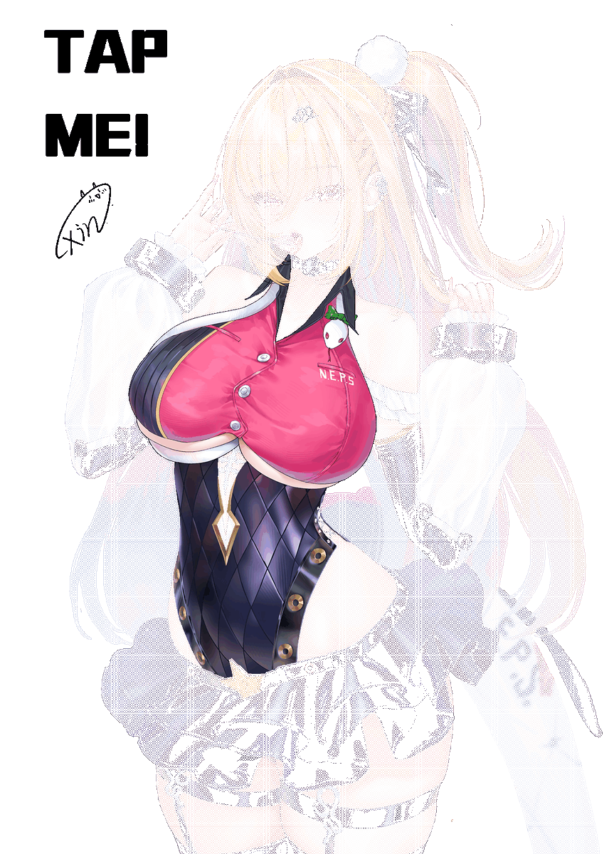「タップしてタップして!」|Xin@萌姫連合のイラスト