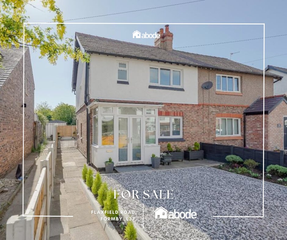 theabodegroup's tweet photo. 🔥 For Sale | Flaxfield Road, Formby — £280k

3-bed semi: 
✅Open-plan kitchen/diner with island
✅2 bathrooms
✅Utility + WC
✅Large sunny garden
✅Driveway
✅Fully renovated
✅Near schools &amp; transport

https://t.co/x8sJekYmwY

DM or call 01704 827402

#Formby https://t.co/9tNKOdkKZX
