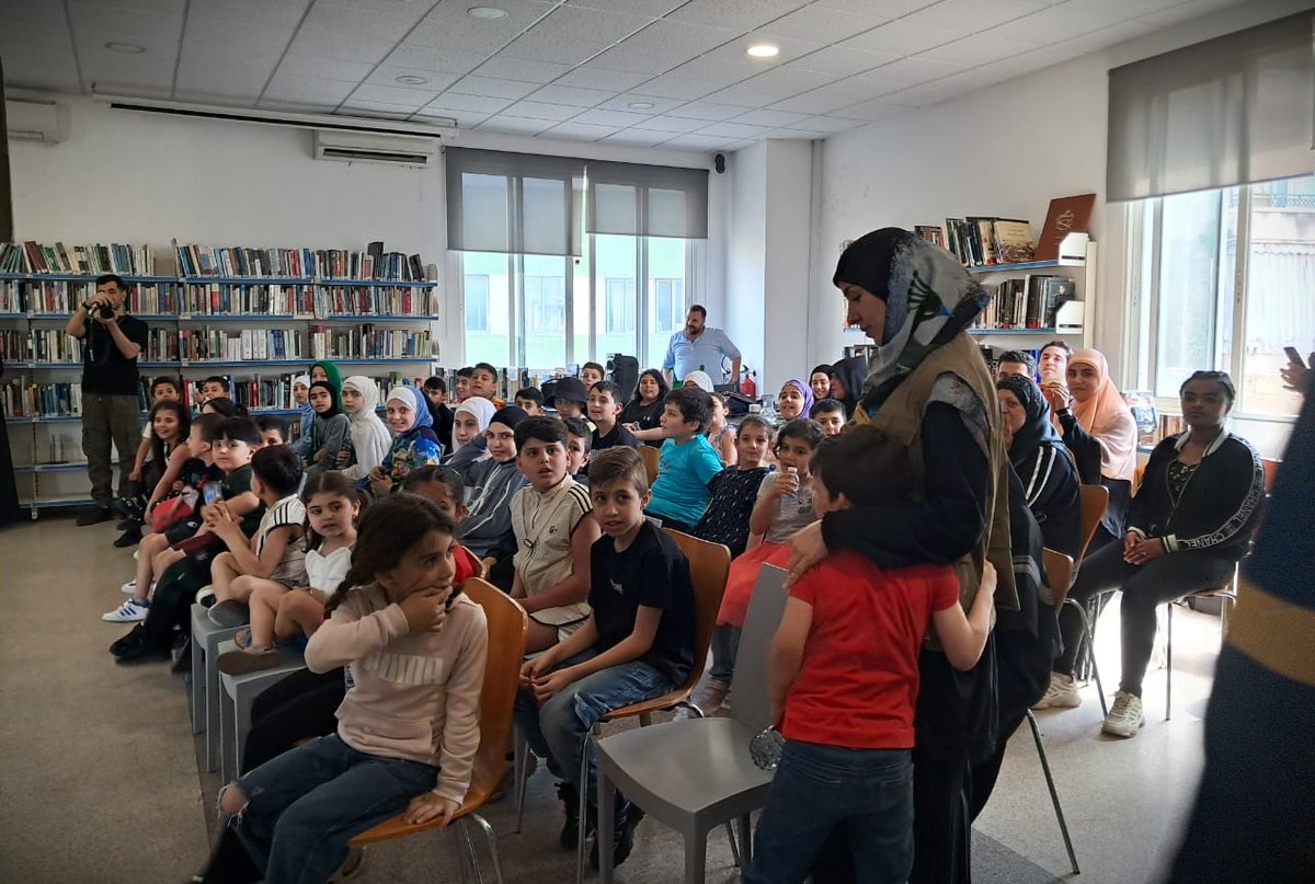 AssabilNGO's tweet photo. ستقبلت مكتبة إلياس خوري – الباشورة، بالتعاون مع مسرح مو��و، العرض الأول لمسرحية "شنطة الحكايات"، قصة جوزيان بولس ورامي شاهين، وتمثيل ليلن سري الدين وزكريا قعقور، وذلك ضمن مبادرة وزارة الثقافة "الثقافة تجمعنا".
@MocLebanon 

#السبيل #ثقافة_للجميع https://t.co/oUmmxXHEBM