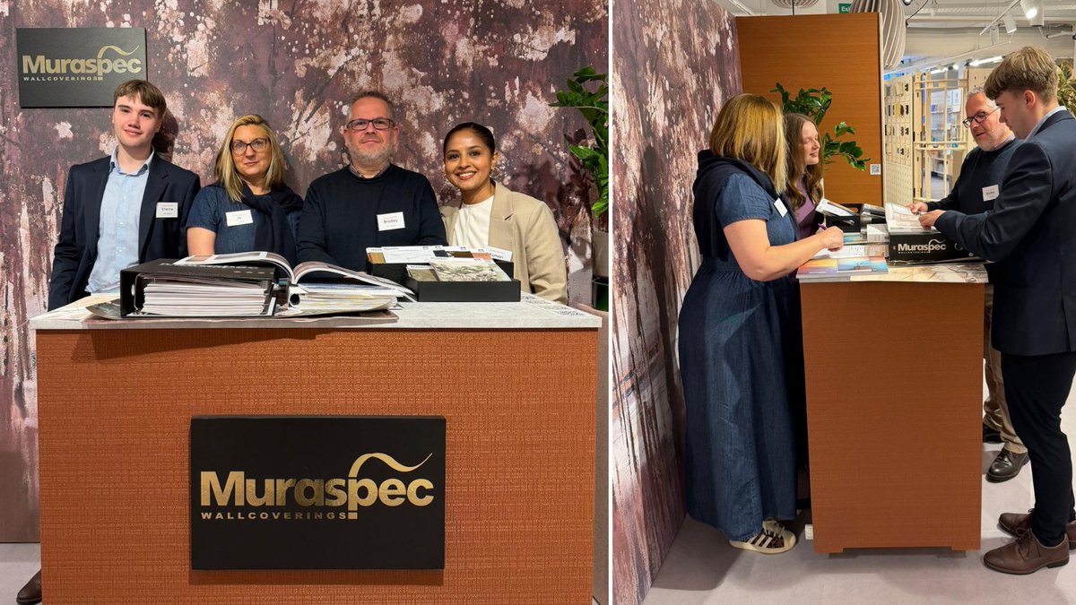 Muraspec's tweet photo. CDW 2026 starts today ✨ 

Join Muraspec at Material Source Studio for 3 days of design, creativity &amp; inspiration. Explore our latest wallcoverings, meet the team &amp; enjoy wellness + creative sessions 🎨🧘‍♀️☯️

📍 Clerkenwell, London

#CDW2026 #Muraspec #ClerkenwellDesignWeek https://t.co/vIxEFKwUj2