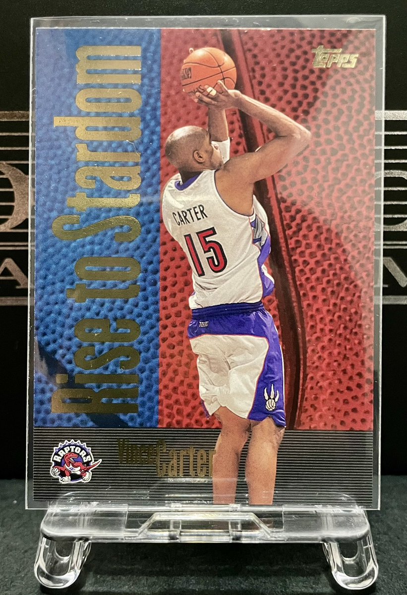 🏀2000-01 Topps “Rise to Stardom” Vince Carter🏀 新人王投票で95.8