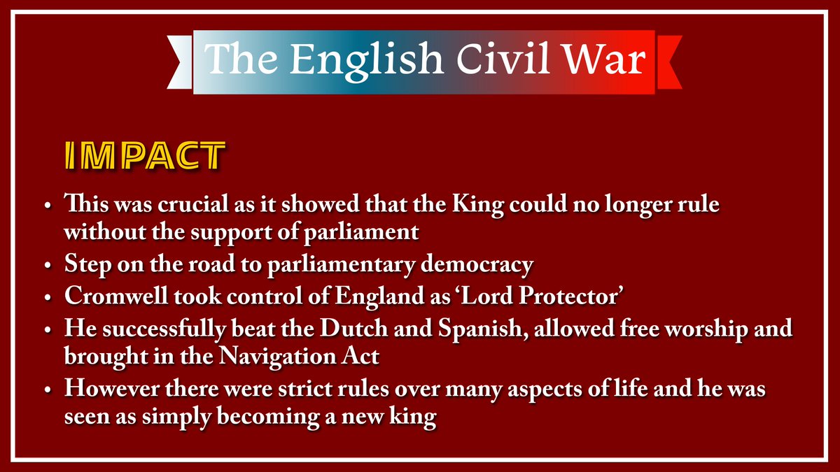 byrchall's tweet photo. Today’s History revision shines a light on the English Civil War and the American Revolution.

Two major events that changed the course of history and still have an impact on the world today!
Take a look through today’s revision resources and keep building your exam knowledge. https://t.co/9Mf4Oy7pib