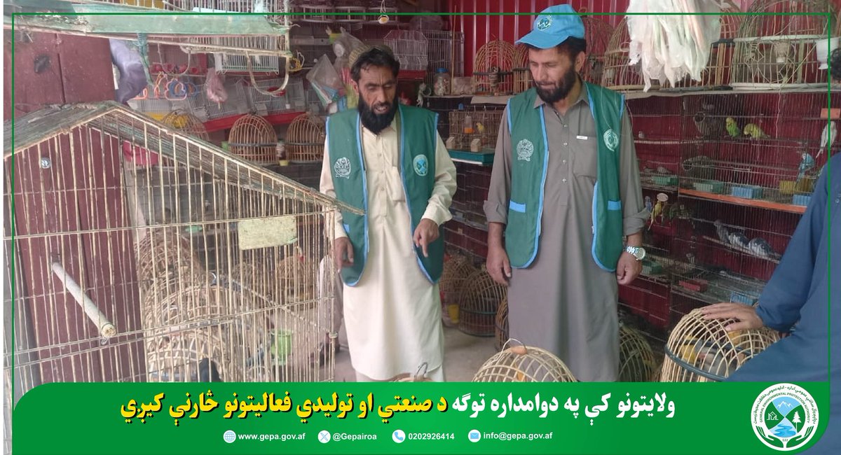 د چاپېریال ساتنې عمومي اداره(NEPA) tweet media