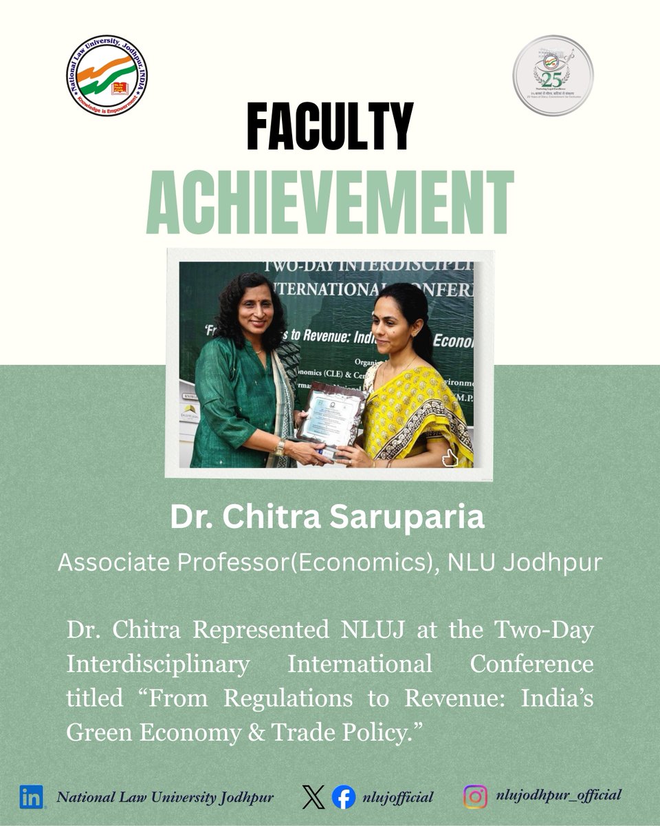 National Law University Jodhpur tweet media