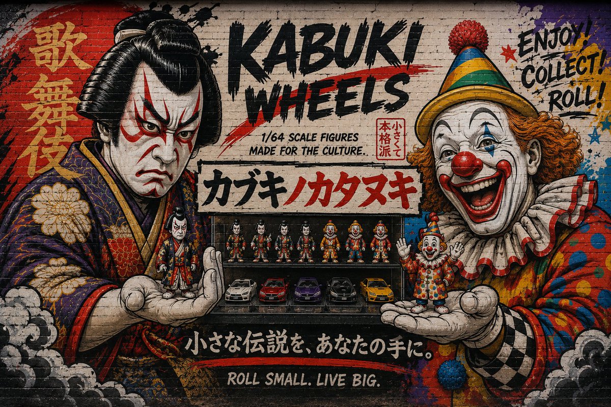 カブキノカタヌキ🎯 1/64 フィギュア🥷 ラインナップはこんな感じ G-SA