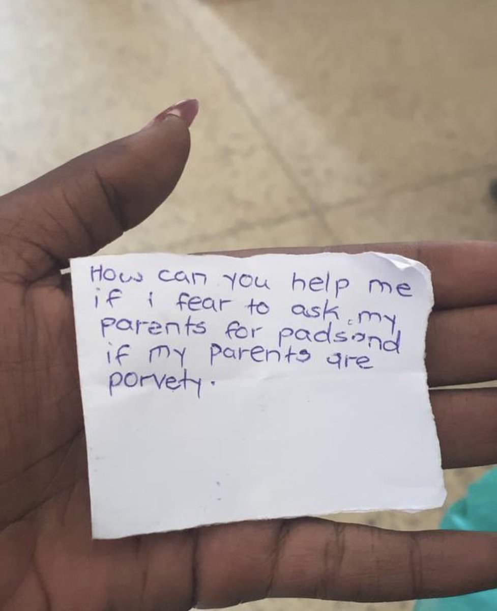 PeriodTalkUG's tweet photo. During one of our outreach sessions, a girl didn’t raise her hand, she folded her words into a piece of paper and placed it quietly into someone’s hand. 

It read:

“How can you help me if I fear to ask my parents for pads, and if my parents are poor?”

That note has stayed with us because this is what period poverty actually looks like.

Not just the absence of pads, but the silence that grows around it, the fear of asking, the shame of needing, the girls who disappear from classrooms quietly, hoping no one notices. 

She didn’t ask for much, she asked to be seen in a world that had already taught her that her needs were too much to speak aloud. 

At Period Talk Uganda, we show up for that girl.

The one who writes notes instead of raising her hand.
The one who stays home and says nothing.
The one who has learned to make herself small around a need that is entirely human. 

We are building spaces where no girl has to fold her pain into a piece of paper just to be heard.

Because every girl deserves dignity, not silence. Let’s break the silence together. 

#PeriodPoverty #MenstrualEquity #GirlsEducation #EndPeriodStigma