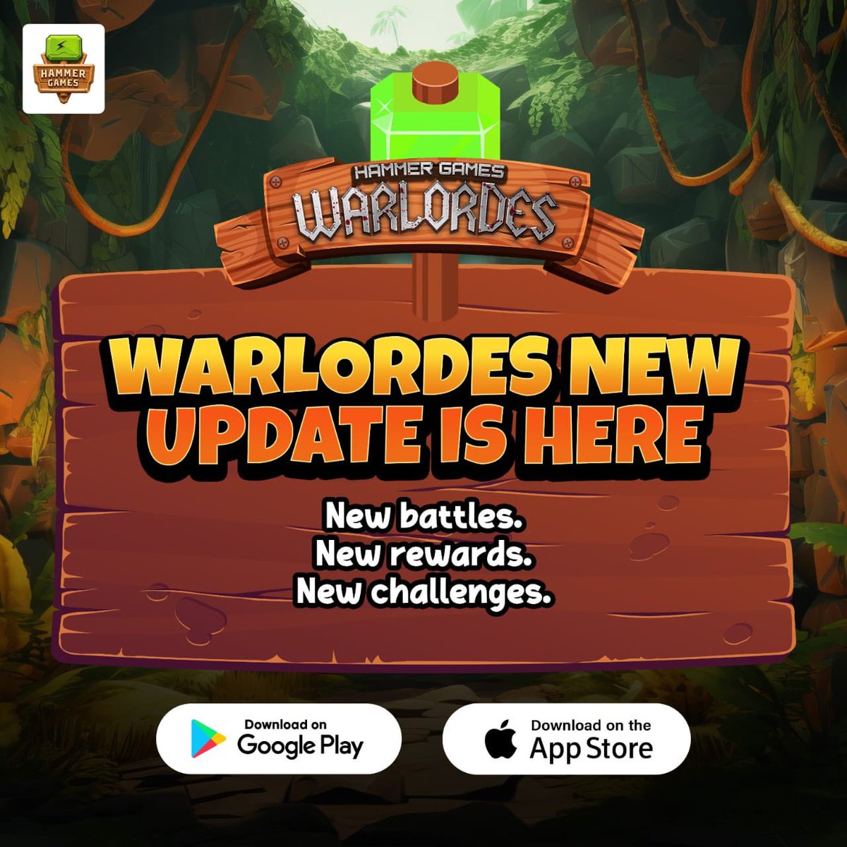 hammergameworld's tweet photo. From the arrival of the new warrior Amadi to the launch of live leaderboards, every battle in WARLORDES now feels more exciting and rewarding! https://t.co/TpvNqEeJzW