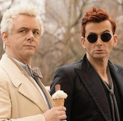 lewangxian's tweet photo. Fan casting her for a non existent show 

but hear me out…

a show with the younger Stuart and Freddie… and it’s played by Michael Sheen and David Tennant 

@PrimeVideo @PBS make it happen please 😭 https://t.co/t4OLFFaOIO