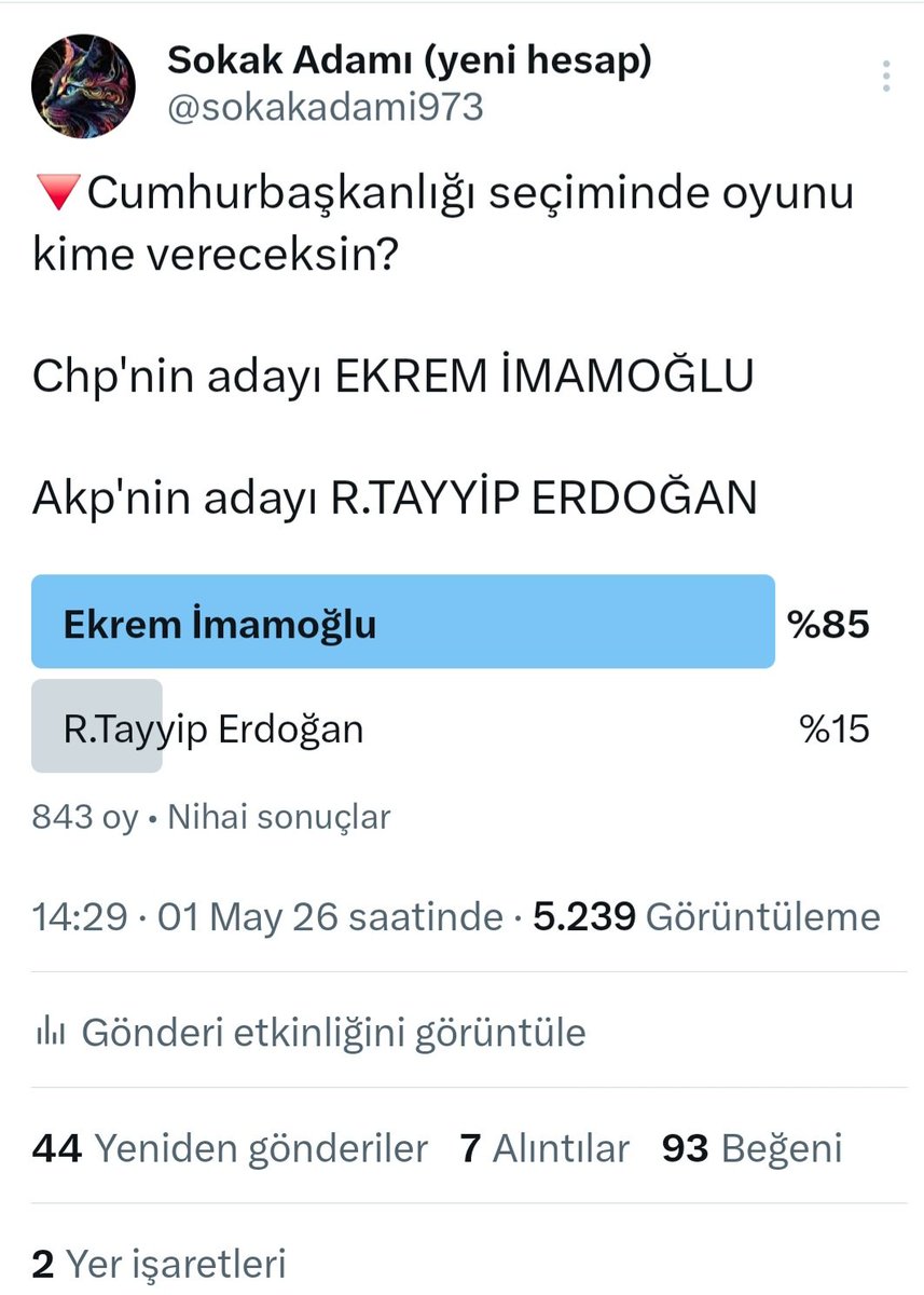 Sokak Adamı (yeni hesap) tweet media