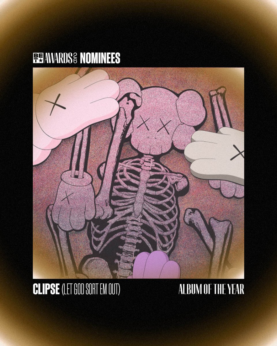 BET's tweet photo. (1/2) Some albums you play once. These you live in. Every track, every listen, hits harder than the last. The nominees for Album of the Year are...

Catch the #BETAwards — Sunday, June 28th. https://t.co/6tpBCjudrp
