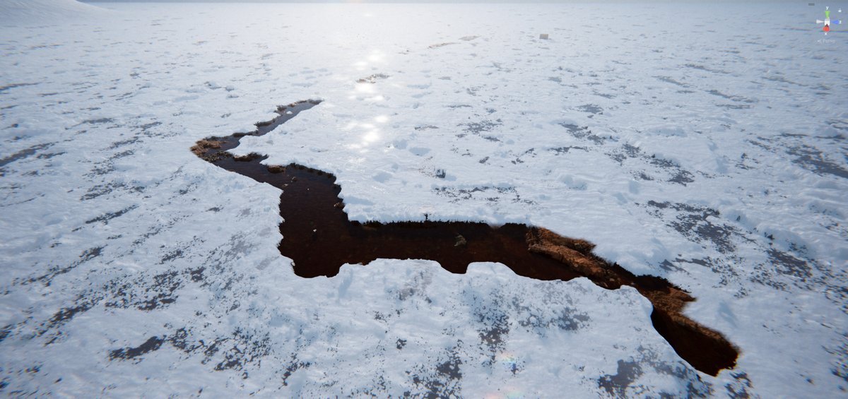ProBloodyBullet's tweet photo. Some shots from snow interaction tests.

#MadeWithUnity #TechnicalArt #Shader #EnvironmentArt #GameDev #Gaming https://t.co/fboQsXiObs