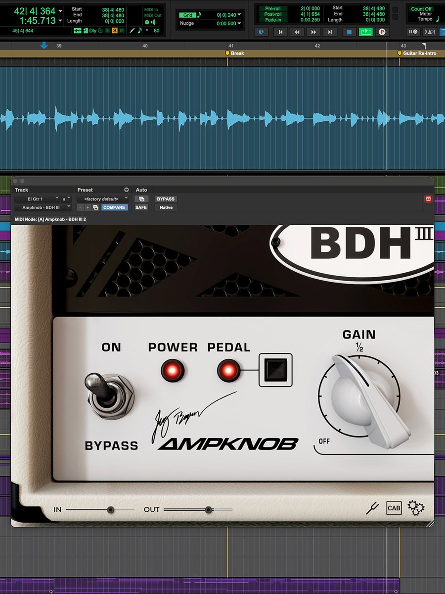 AvidProTools's tweet photo. Bogren Digital’s Ampknob BDH III plugin delivers three variations of an era‑defining high‑gain tube guitar amplifier

▶️ https://t.co/wNo630k2NN

#protools #bogrendigital #ampknob #plugin #innercircle #daw #avidprotools #musicproduction #avid https://t.co/jSQqYJ0mT7