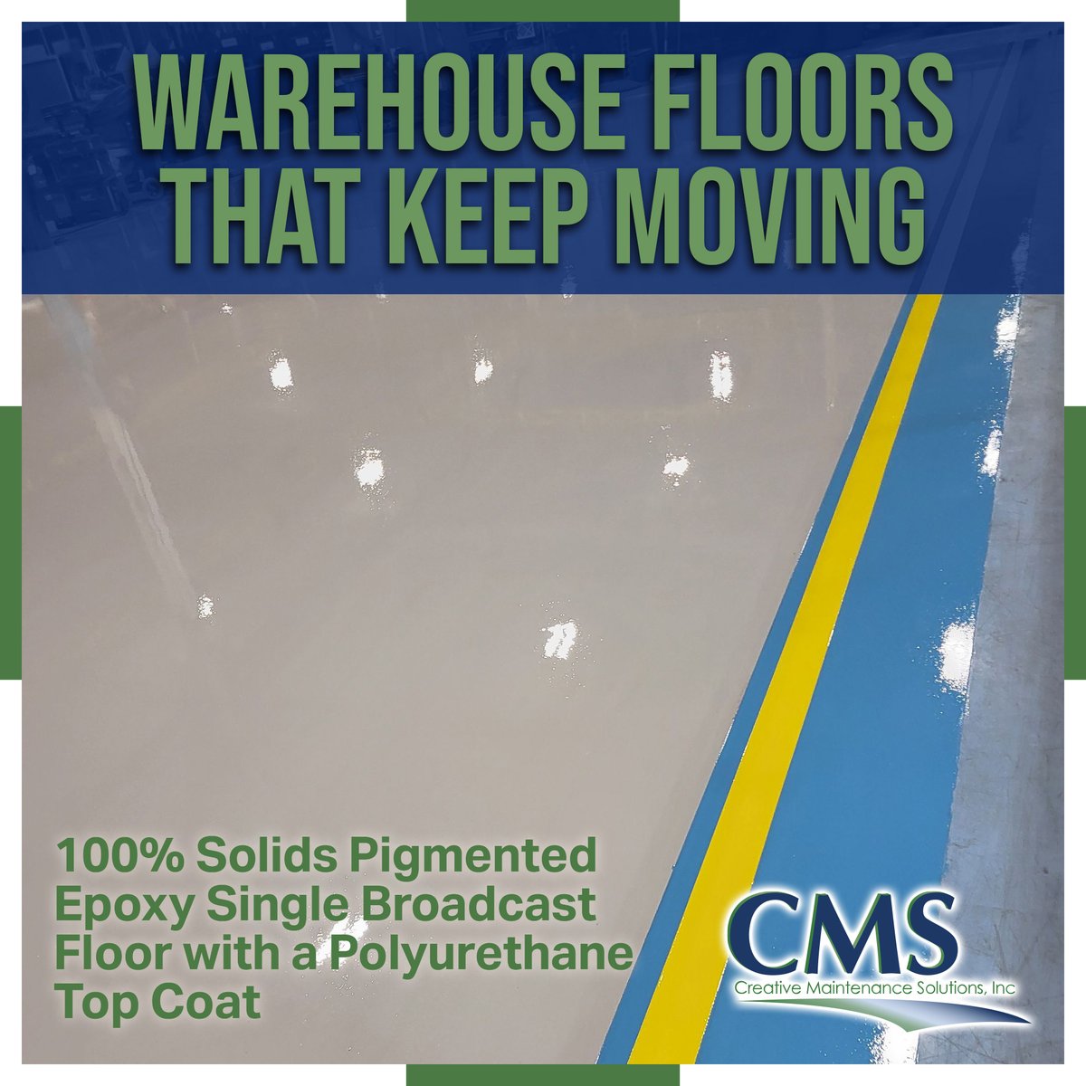 CreativeMainte2's tweet photo. Warehouses demand surfaces that can handle constant movement. CMS provides polished concrete and epoxy coating systems engineered for logistics, storage, and distribution centers.

https://t.co/SsoLCmPyJ1

#WarehouseFlooring #DistributionCenter #PolishedConcrete #IndustrialFloors https://t.co/56cKLBJCje