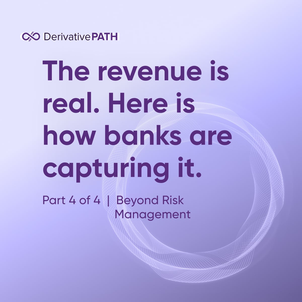 DerivativePath's tweet photo. Part 4 of the "Beyond Risk Management" series is live, and it closes with something practical.

Matt Petrik wraps the series with real-world outcomes, implementation guidance, and a free step-by-step playbook for banks ready to turn derivatives and FX into non-interest income. Email marketing@derivativepath.com to request it.

Read the final article: https://t.co/0poKHRUZuz