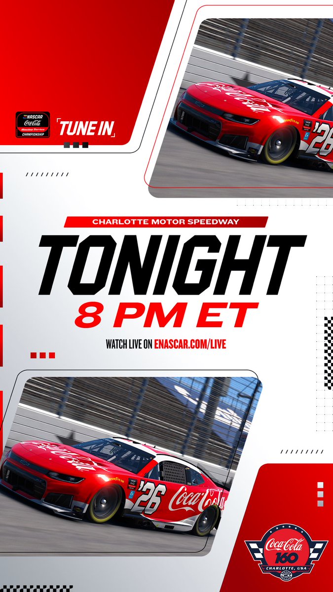 JordyL0pez's tweet photo. Excited to get the 2026 season of the @ENASCARGG Coca-Cola iRacing Championship series underway! Proud of the hard work in prep for this, car feels great just gotta execute! Glad to be with @BScompetition once again for the 3rd time in my career! https://t.co/08a36B6ngh