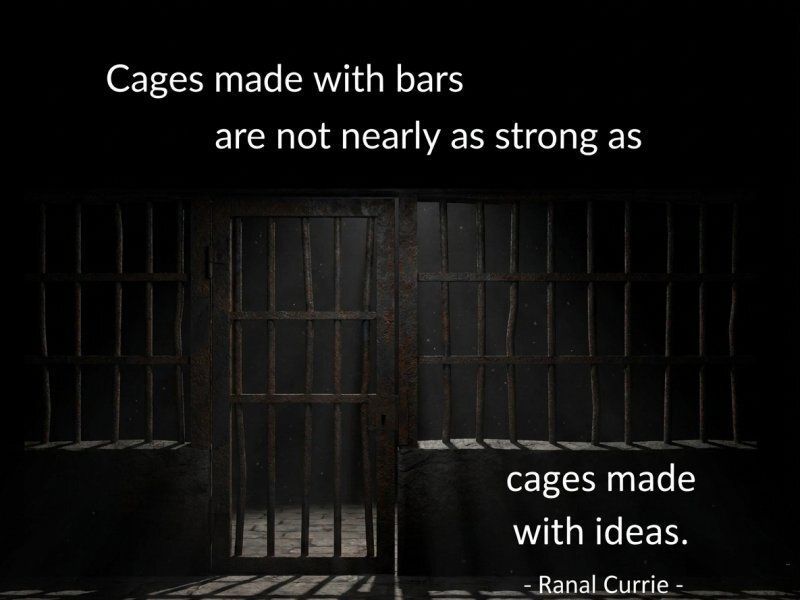 Ranal55's tweet photo. Cages made with bars are not nearly as strong as cages made with ideas.
#quote #quotesmith55 #ideas #cages #TuesdayTreasure https://t.co/JyNzWfirav