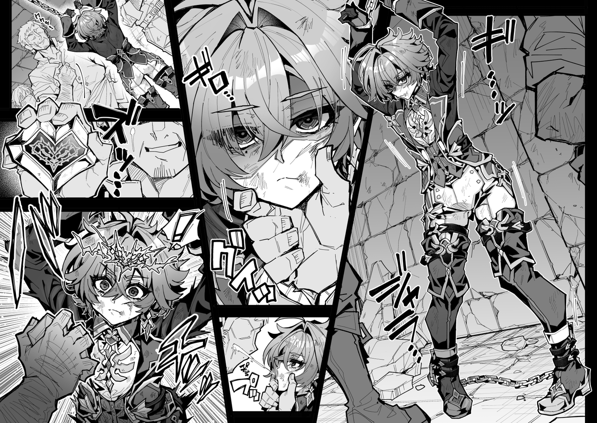 🔞
そういえばこの10日くらいもんどりうってひっくりかえりながら描いたスケブ絵がやっとできたのでハオロの努力を讃えてください。 