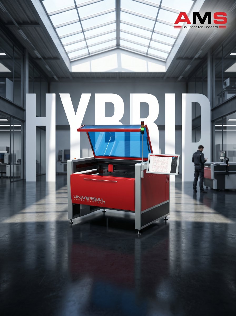 HitecAMS's tweet photo. Advanced manufacturing needs more than one laser. 

The Universal ULTRA X6000 combines CO2, fiber, and Multi-Wave Hybrid™ technology for extreme material processing flexibility and precision.

Powered by AMS.
Contact us for specs or demo availability. https://t.co/nj4J8AzgNZ