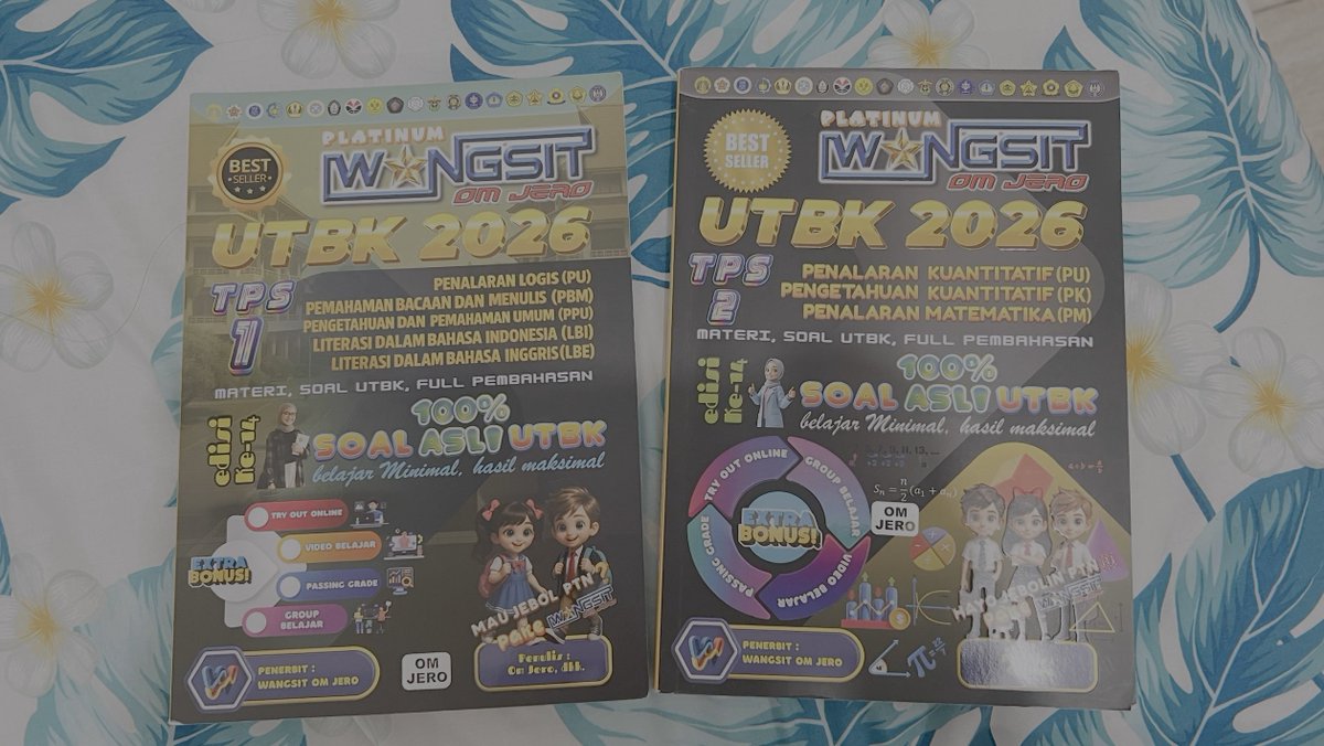 suizsei's tweet photo. wts want to sale

wangsit om jero 2026 mulus masih kosong kecuali ppu &amp; pu (diisi beberapa)
https://t.co/LU40DKOqQW / each or https://t.co/5OmPpgttrI / bundle
via 🍊 &amp; splitpay are allowed!
🏠 Bekasi 

#wts #zonauang #bealanja https://t.co/mpV8Mdvqz4