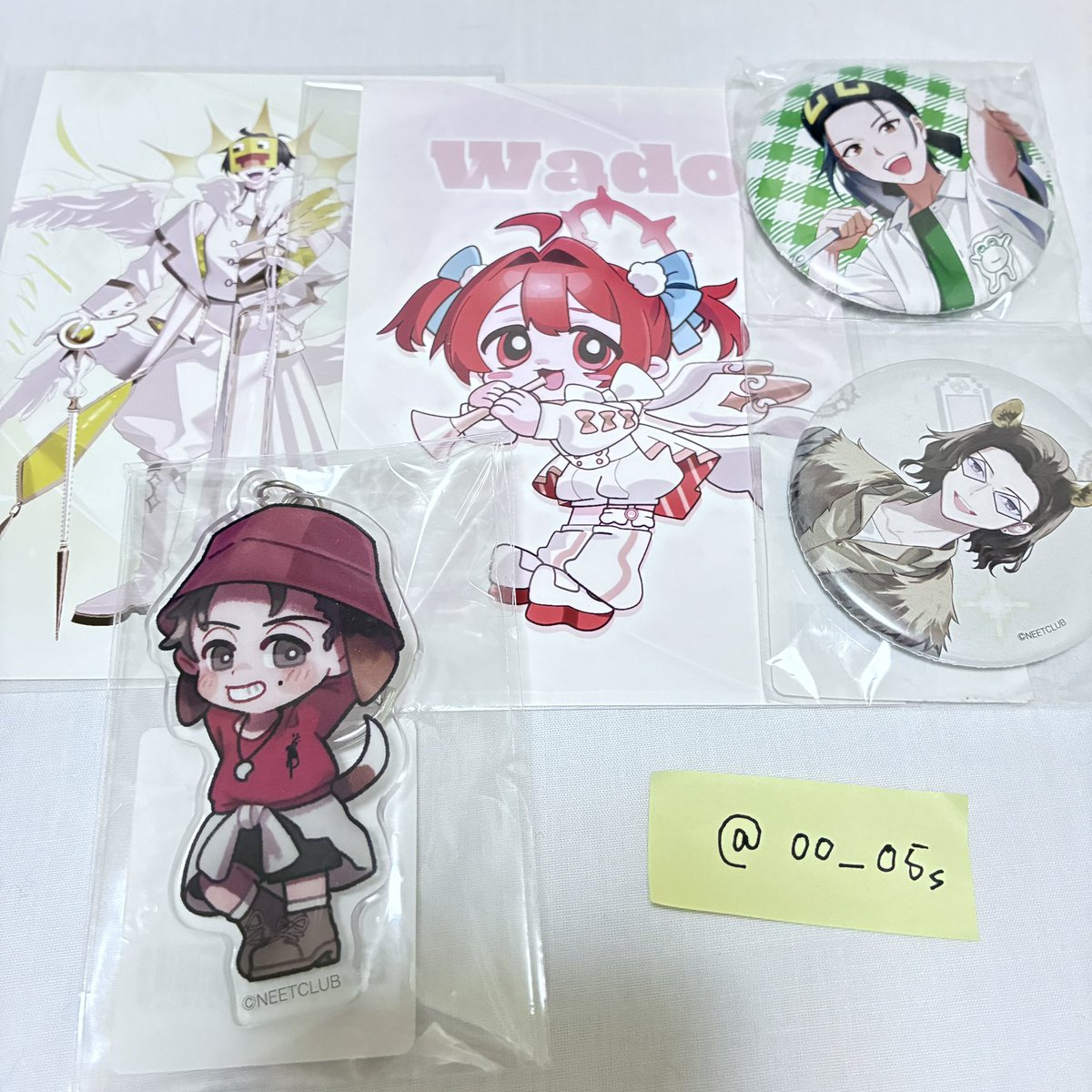 ニート部 実写くじ 交換 買取 譲渡 🐒さんアクキー.🕶️さん缶バのみ