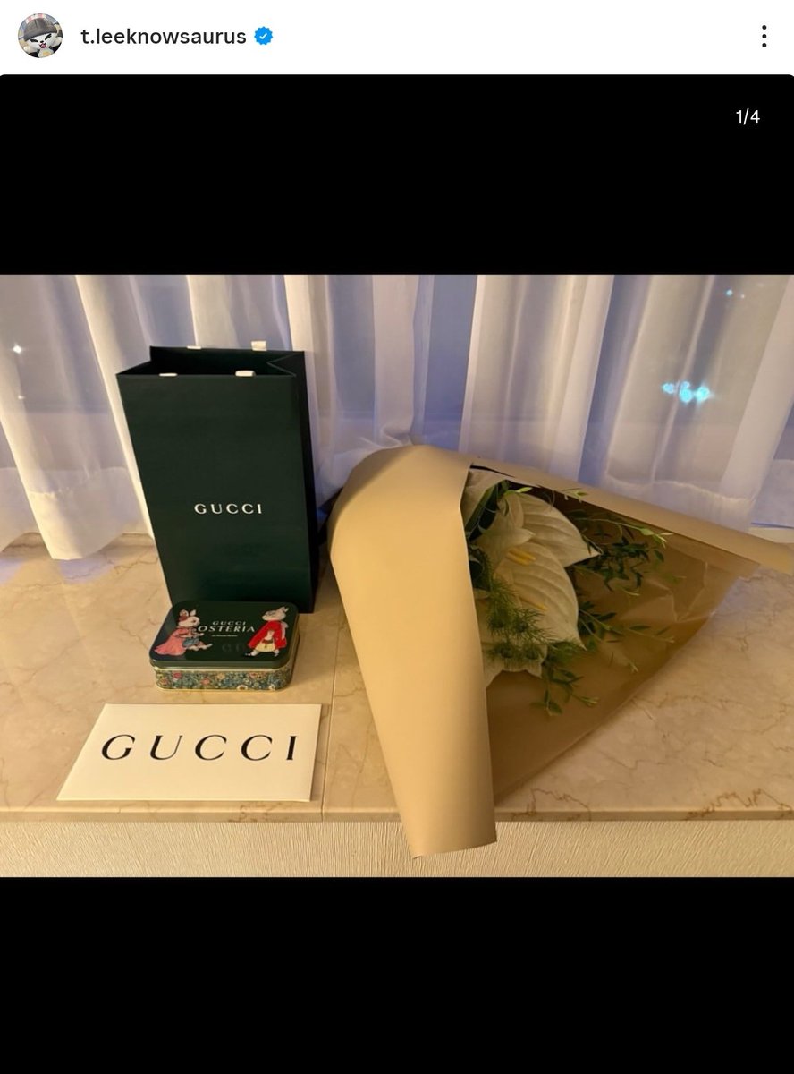 📷 | t.leeknowsaurus | Instagram 『GUCCI』 #Gucci recieved