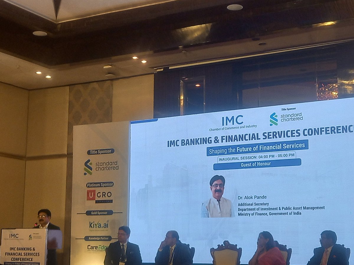 Tushar54133's tweet photo. Attended the imc conference at sofitel https://t.co/0oclSm8KSp AI Empowered Banking , NBFC , Insurance and capital markets will look in 2047 ? Panel discussion.shri Alok pande sir addressing this August gathering. #IMC #shapingthefutureoffinancialservices #Alokpande #sofitel #bkc https://t.co/KfmLtzlREI