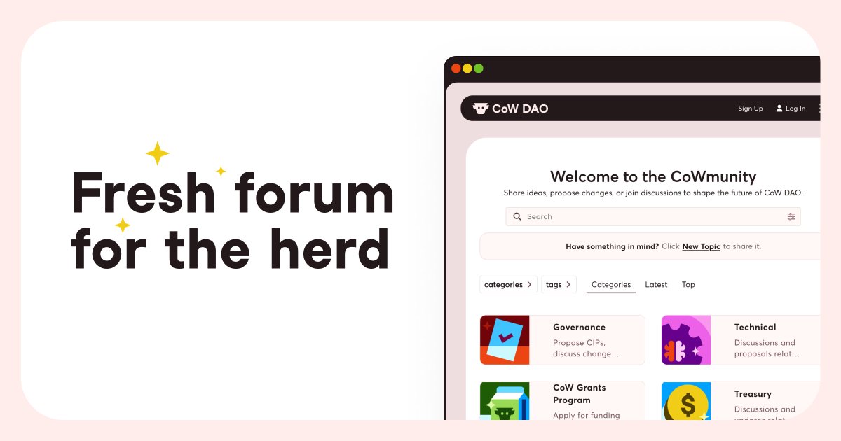 CoW DAO tweet media