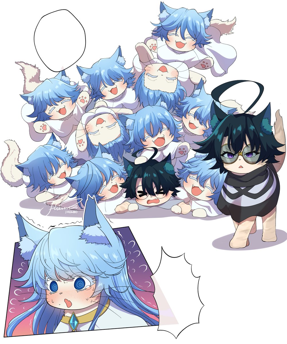 BoHumbo's tweet photo. 🐱🐱🐱

#杖と剣のウィストリア https://t.co/e231TSJKl5