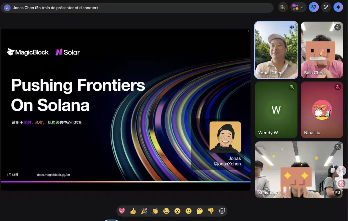 HerstoryWeb3's tweet photo. 50+ participants · 16 projects built on Solana.

Thank you @dev3pack for trusting us to run the China side — and to the Solar community @Solana_zh for backing our builders with $1000 and real Colosseum exposure.

and a special thank you to the humans behind it —

@_SDAV Solene from @dev3pack , we really appreciate your work by keeping the coordination going across time zones 🙏

@Mikkke_crypto  from @Solana_zh  and @jonasXchen  from @MagicBlock, for sharing the ecosystem and showing up for our builders.

@0xbalala @hesper_ohi for being on-site hosting the hub. And Bala for also mentoring our builders.

and to every community member, supporter, and friend who spread the word, cheered people on, and made the space feel safe to build in — this one's yours too! ❤️

@solana  @vercel  @ElevenLabs #globalhackathon