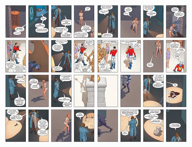 jet2chiclete's tweet photo. i always find weird that people say "only works in comics" about a somewhat "out there idea" in the plot &amp; not like, narrative devices exclusive to comics like page layouts and how it affects the reading, use of negative space, onomatopeias, detailed spreads etc etc https://t.co/kNRTWRJ3H9