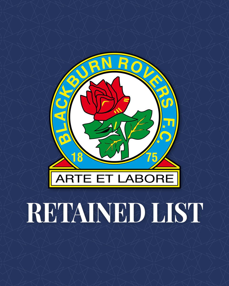 Rovers's tweet photo. 📄 Following the conclusion of the 2025/26 season, we can confirm our retained list.

We’d like to thank all players leaving the club for their contributions during their time at Ewood Park and wish them all well in their future careers 💙

#Rovers 🔵⚪️