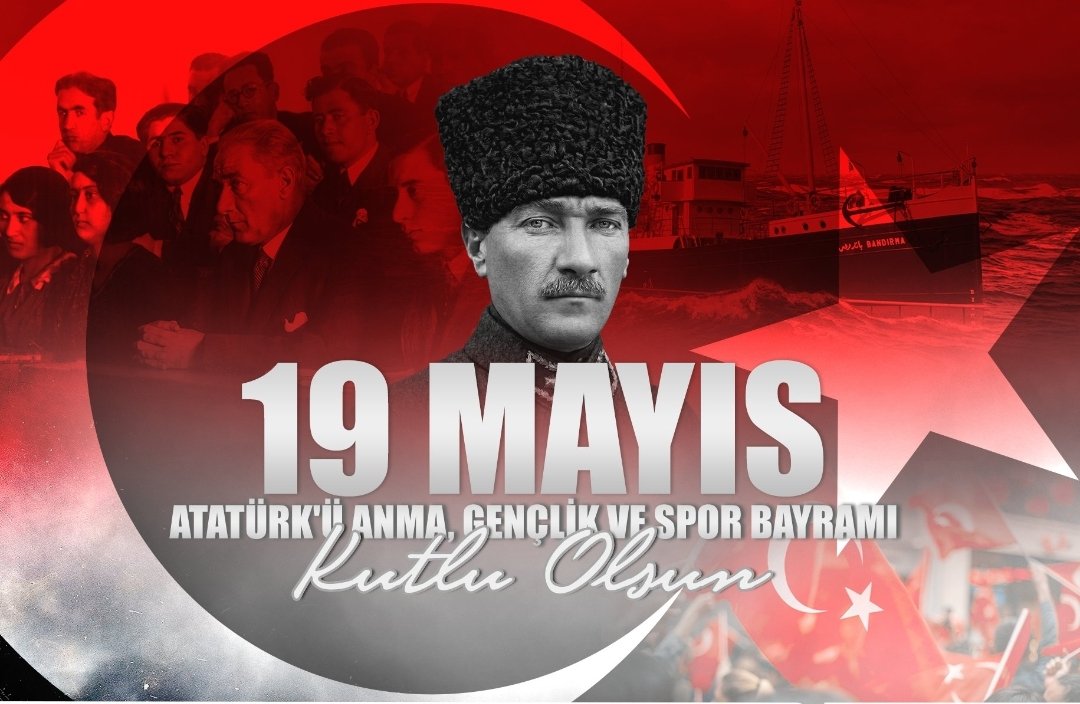 erdemagir's tweet photo. #19Mayıs Atatürk'ü Anma, Gençlik ve Spor Bayramı Kutlu Olsun!

19 Mayısta yakılan bağımsızlık ateşi, milleti ayağa kaldıran bir diriliş ve "Bütün ümidim gençliktedir" diyen, bir milletin gençlerine olan sonsuz inancıdır. https://t.co/HRcB39JsNz