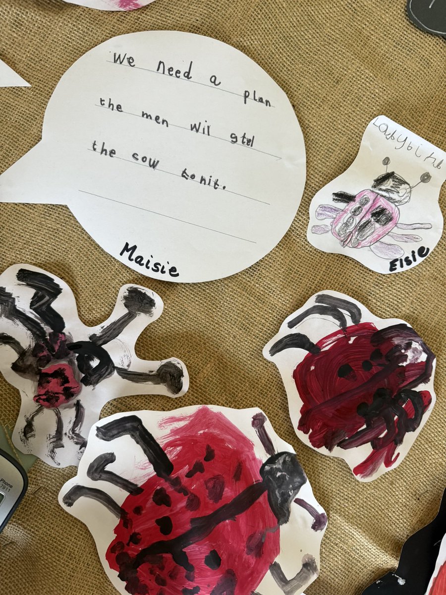 MrsFarrNCP's tweet photo. What did the Ladybird hear? 👂 🐞🐮🧑🏽‍🌾 @nantcelynschool https://t.co/zxUuyAWoVP